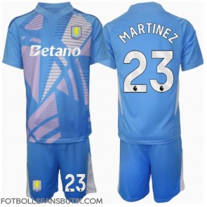 Aston Villa Emiliano Martinez #23 Målvakt Replika Tredje Tröja Barn 2024-25 Kortärmad (+ Korta byxor)